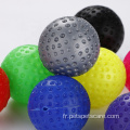 Toys de golf en plastique creux de couleur en gros